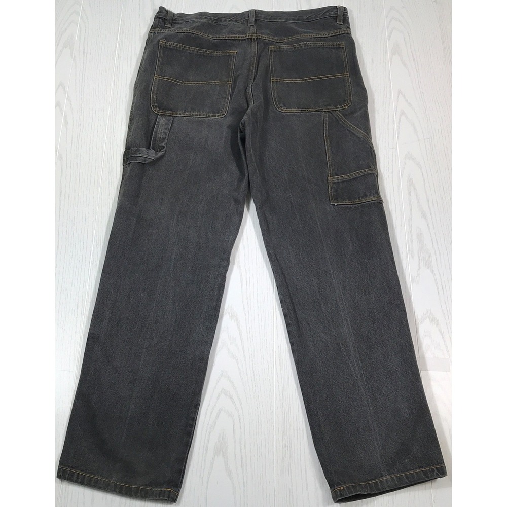 Vintage Y2K Carpenter Jeans Men 38x32 Vonde Gray Baggy Hip Hop Skater Denim